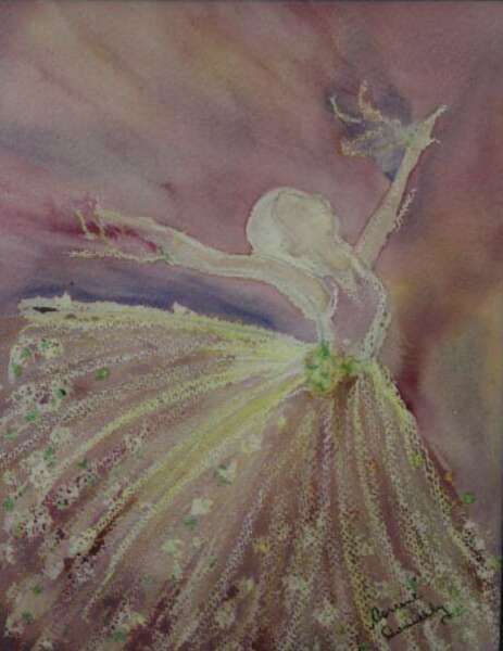 "The Girl I Was" painting & its poem